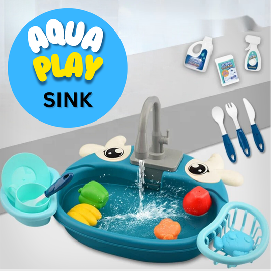 AquaPlay Sink - Interactive kids' sink toy with working tap