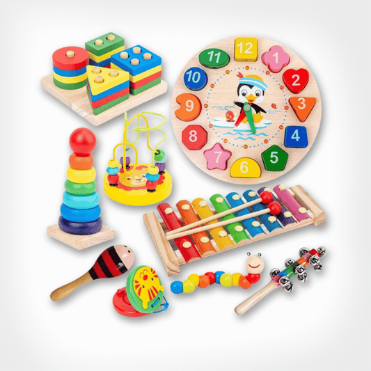 Melody & Mind - Montessori Wooden Music and Learning Toys Set